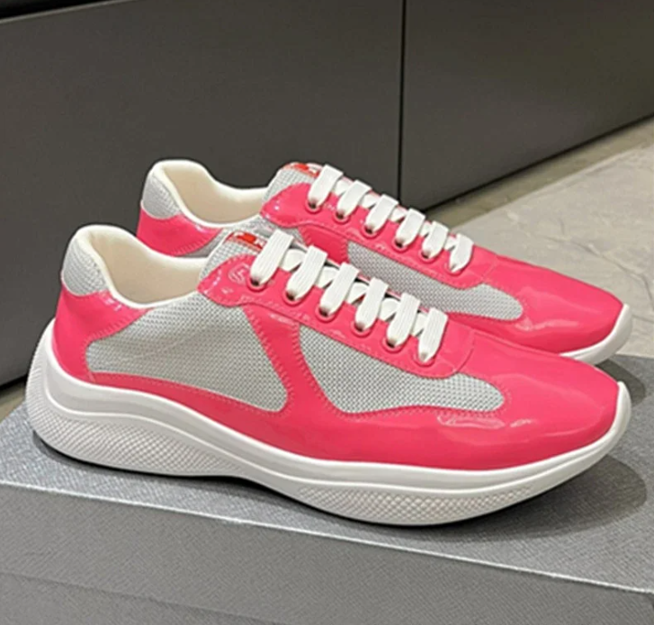 Prada Lace-Up Pink S