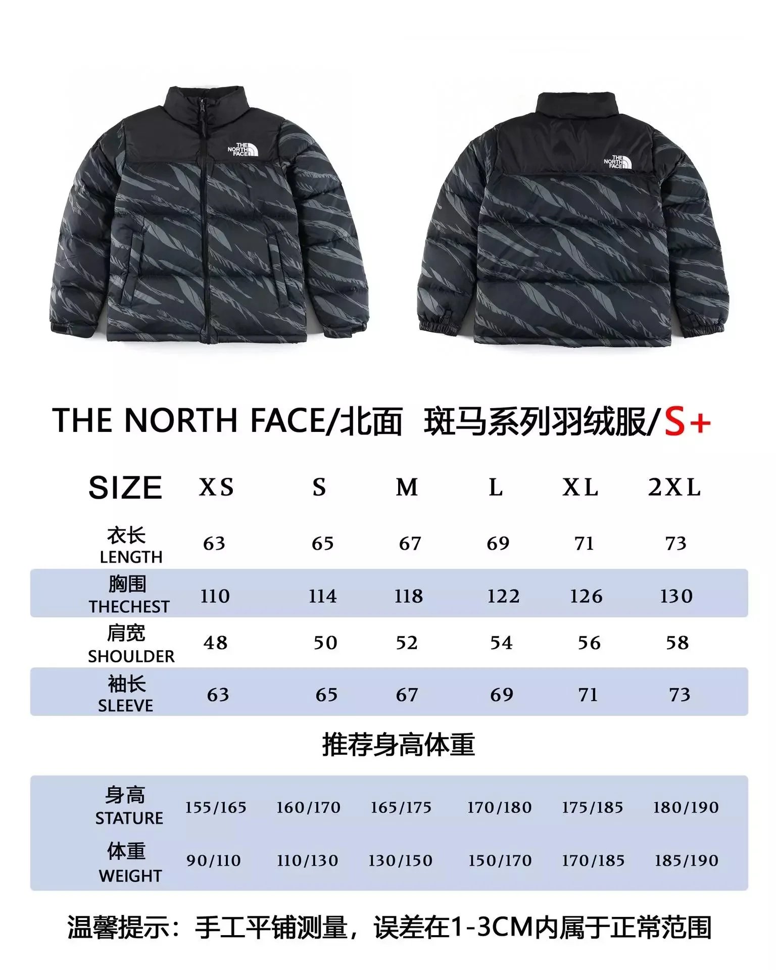 The North Face Black Camo Nuptse Jacket