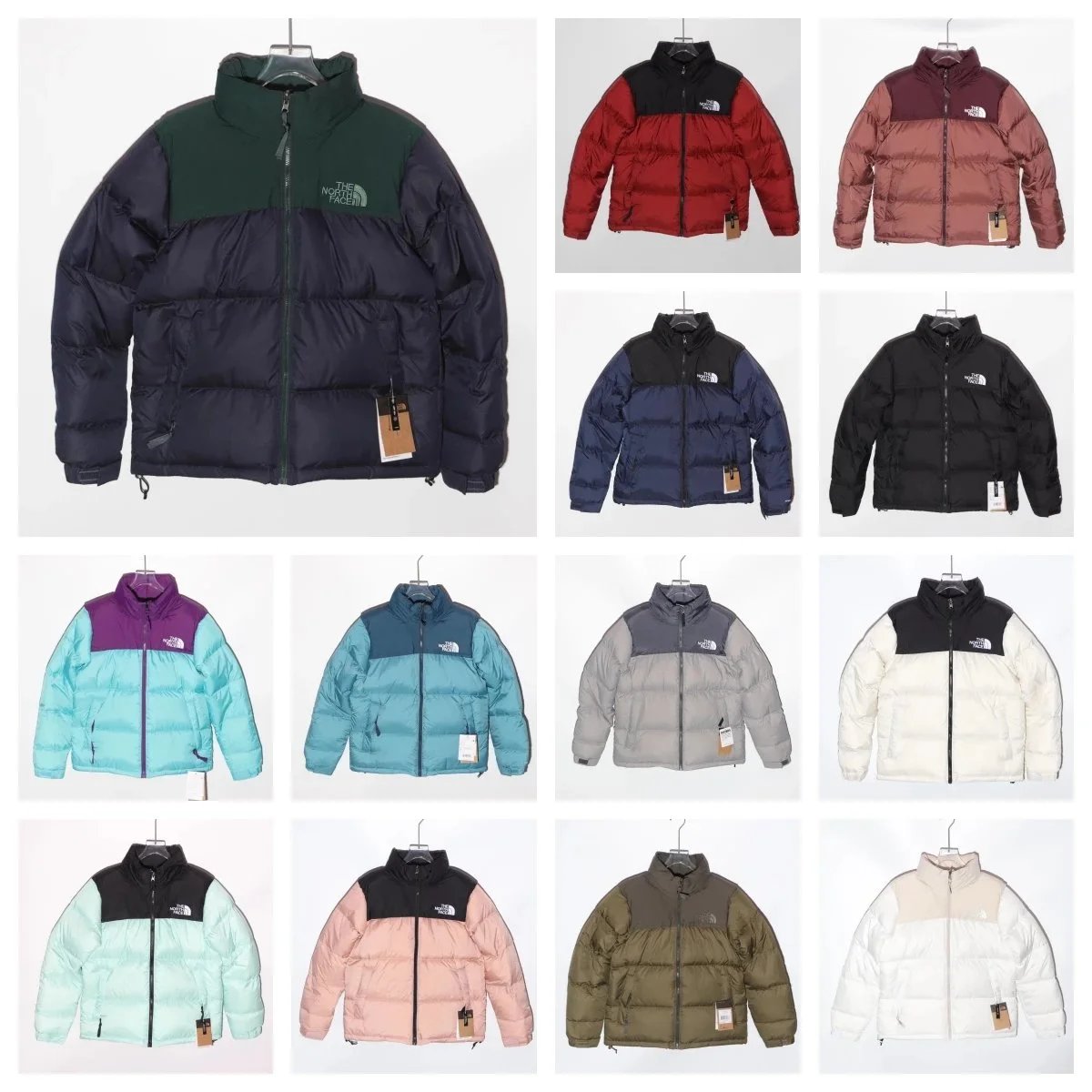 The North Face Colorblock Puffer Jacket