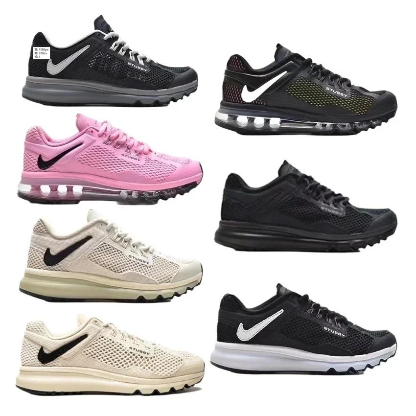 Stussy Nike Black Mesh Running Shoes
