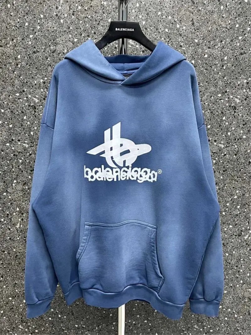 Balenciaga Blue Hoodie