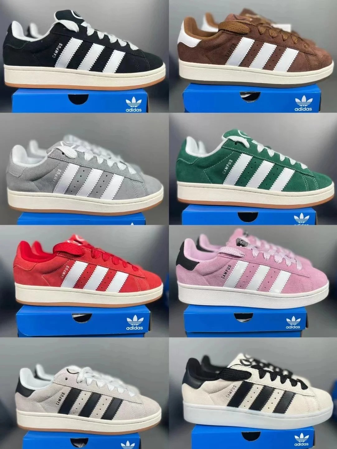 Adidas Campus Low Top Sneakers in Various Colors