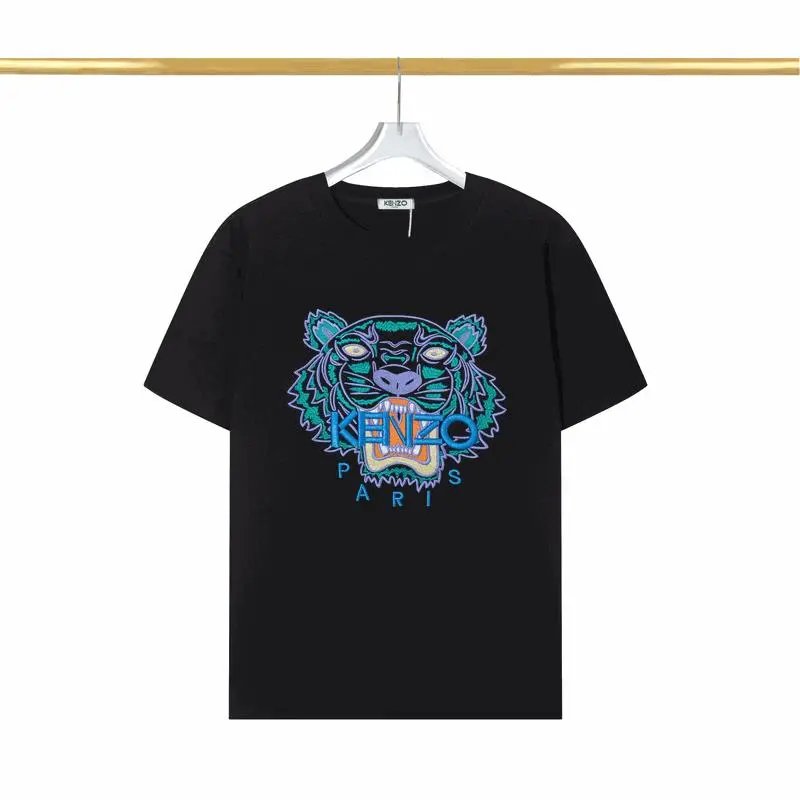 Kenzo Black Tiger Face T-Shirt