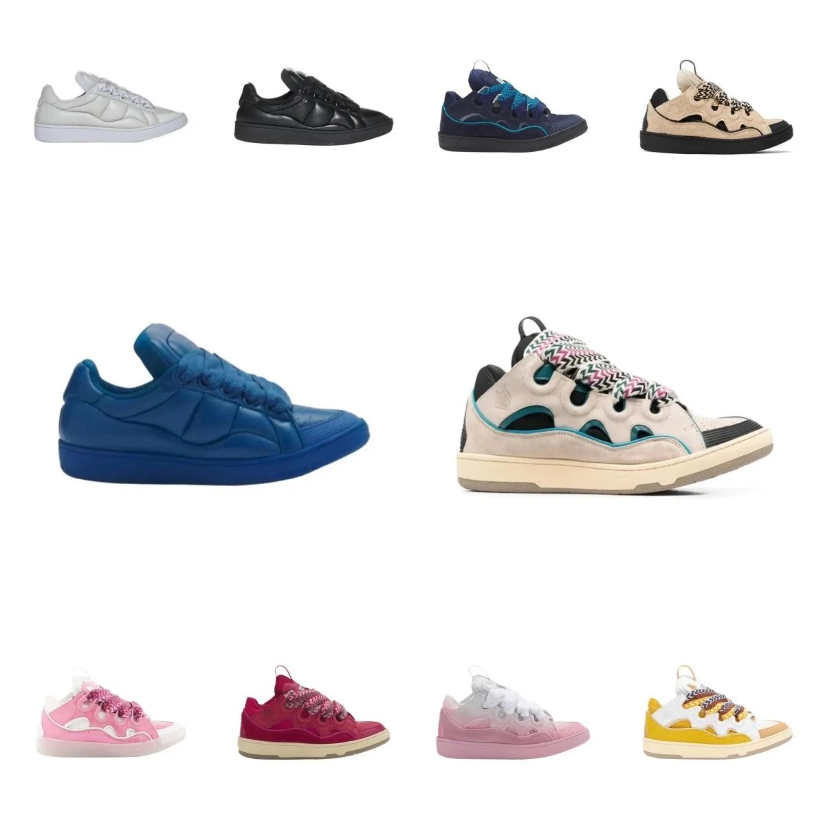 Assorted Color Low Top Sneakers Collection