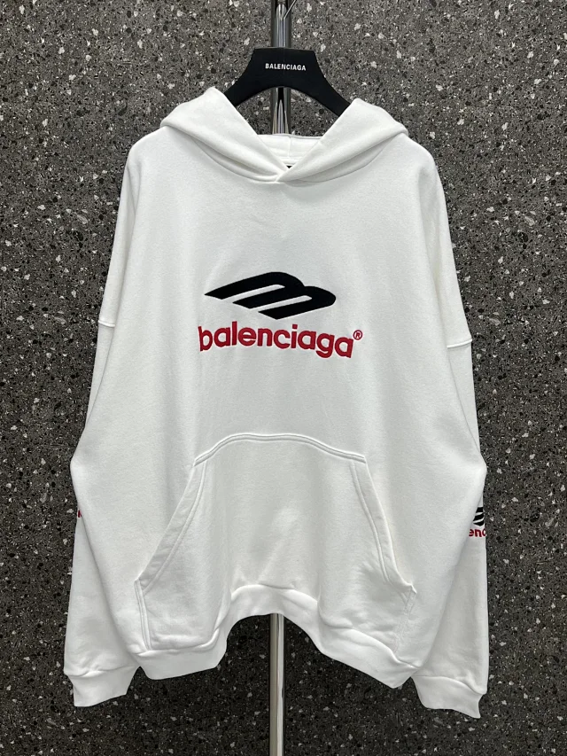 Balenciaga White Hoodie