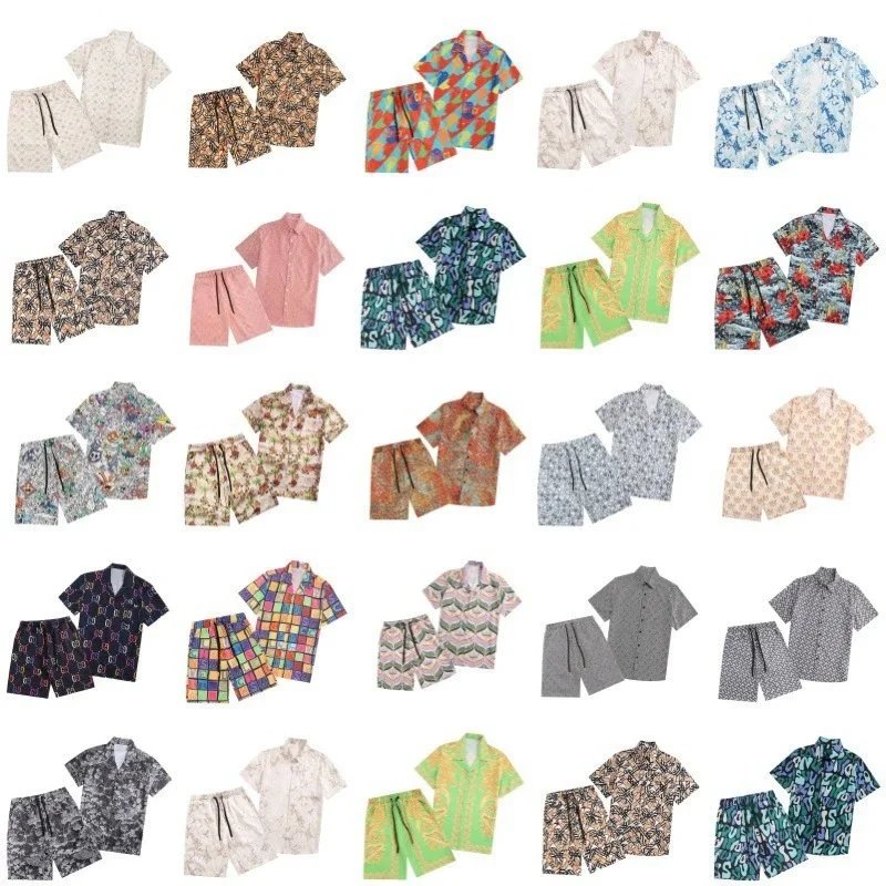 Men's Short Sleeve Aloha Shirt and Shorts Set