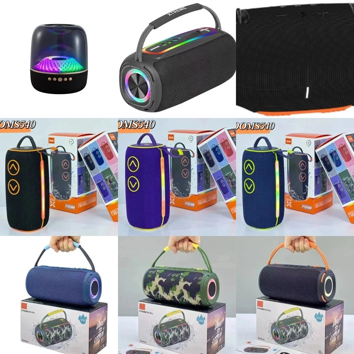 XTREME Portable Bluetooth Speaker in Various Colors and Styles
