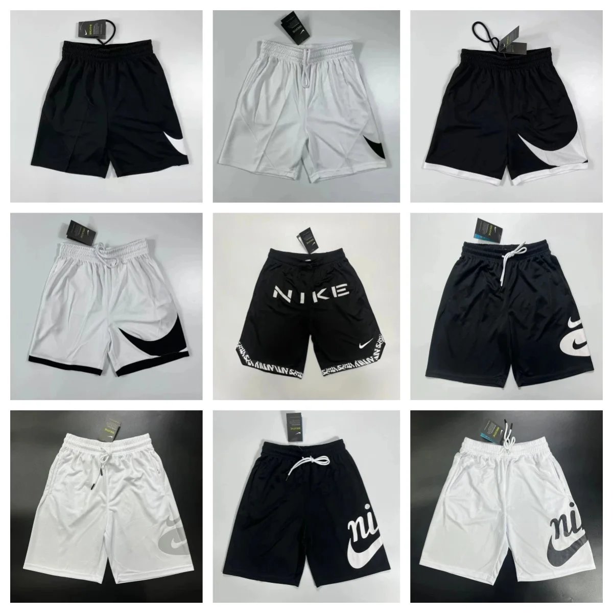 Nike Black and White Shorts