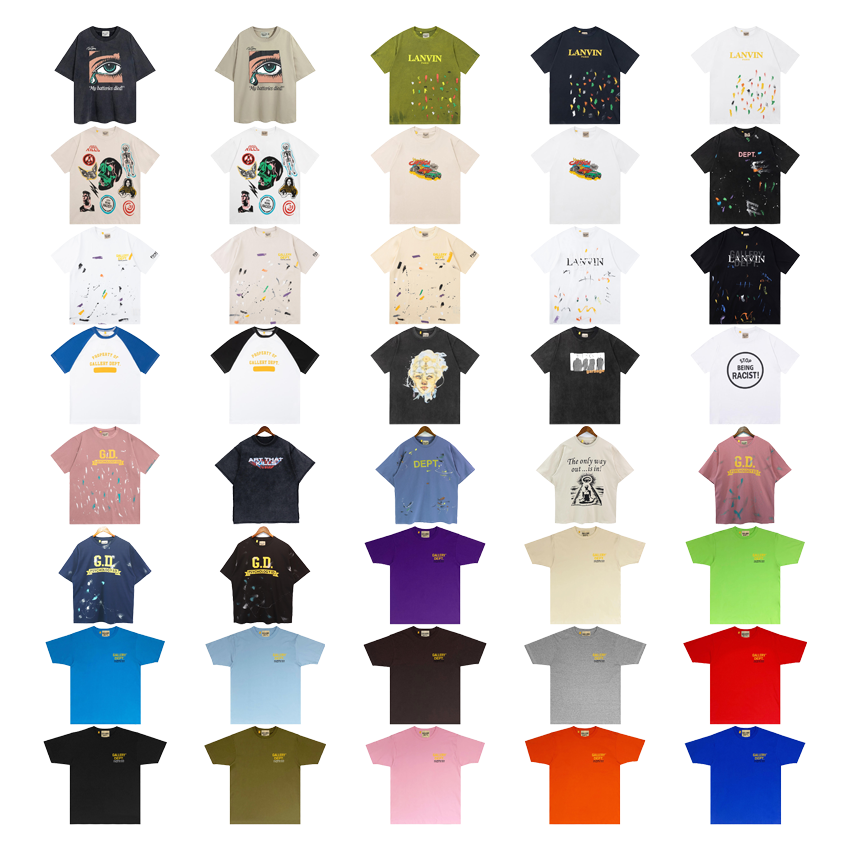 Lanvin Various Color Short Sleeve T-Shirts