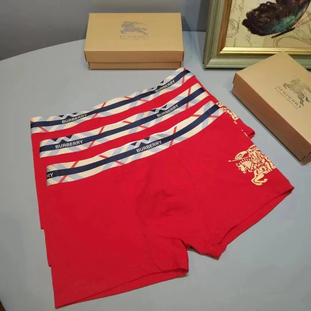 Burberry Red Boxer Shorts
