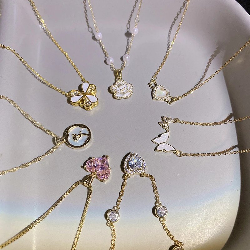 Gold Color Charm Nec