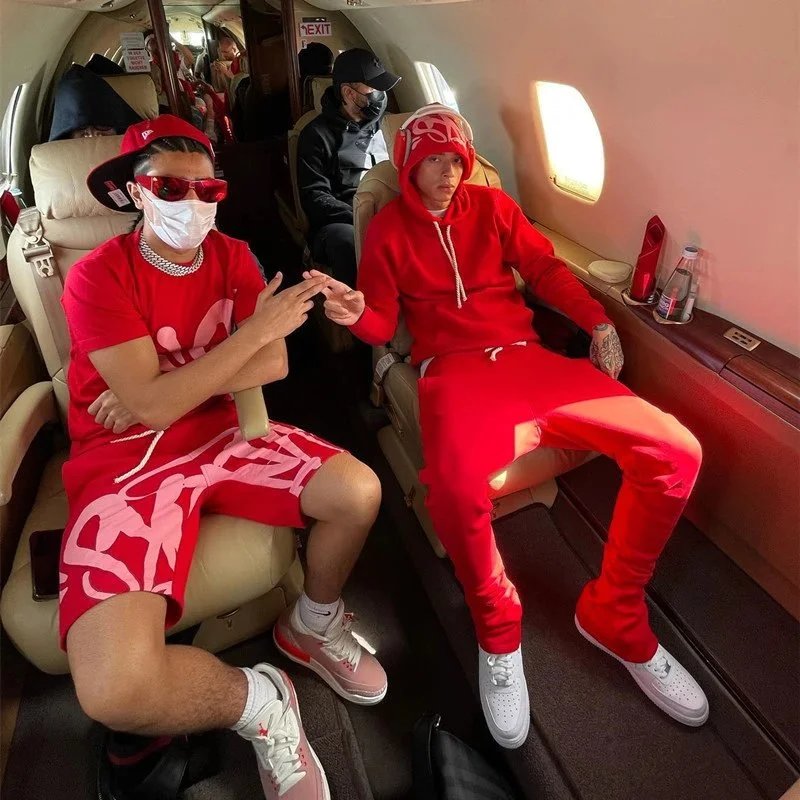 Red Hoodie and Short