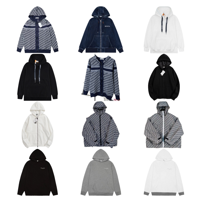 Dior Black Zip-Up Hoodie