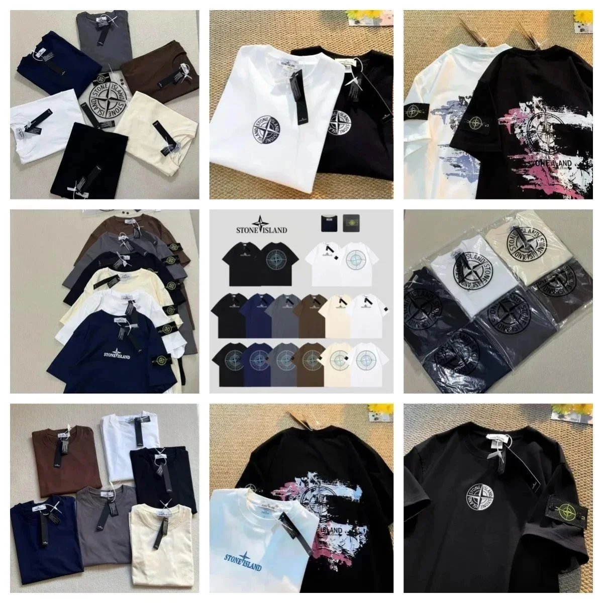 Stone Island Black Short Sleeve T-Shirt