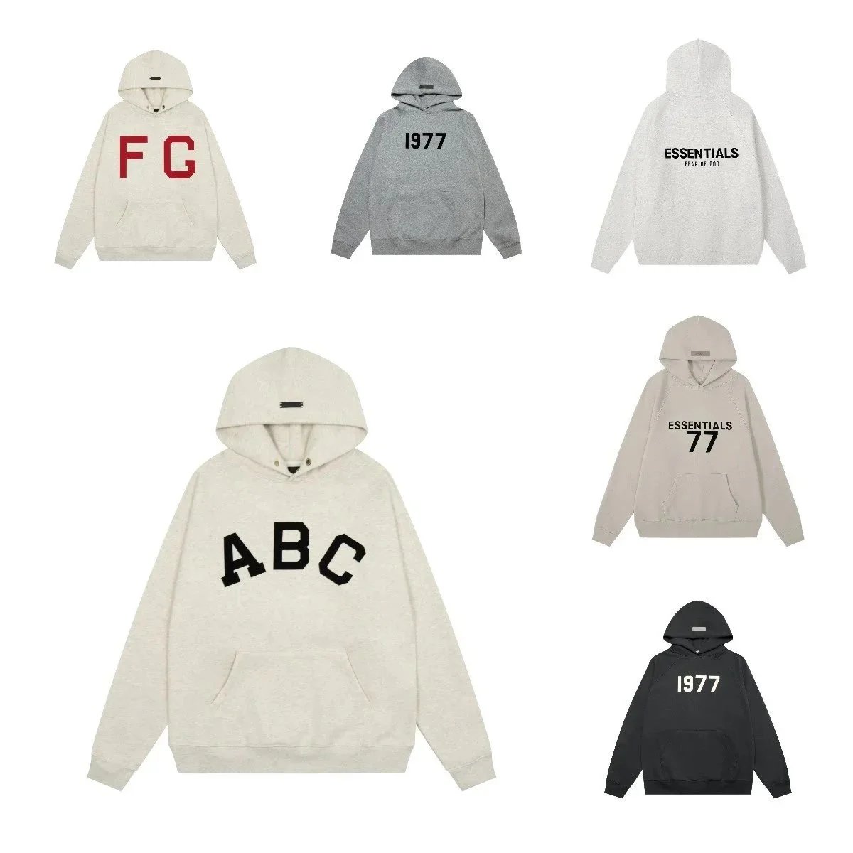 Fear of God Essentials Hoodie in Various Colors and Styles