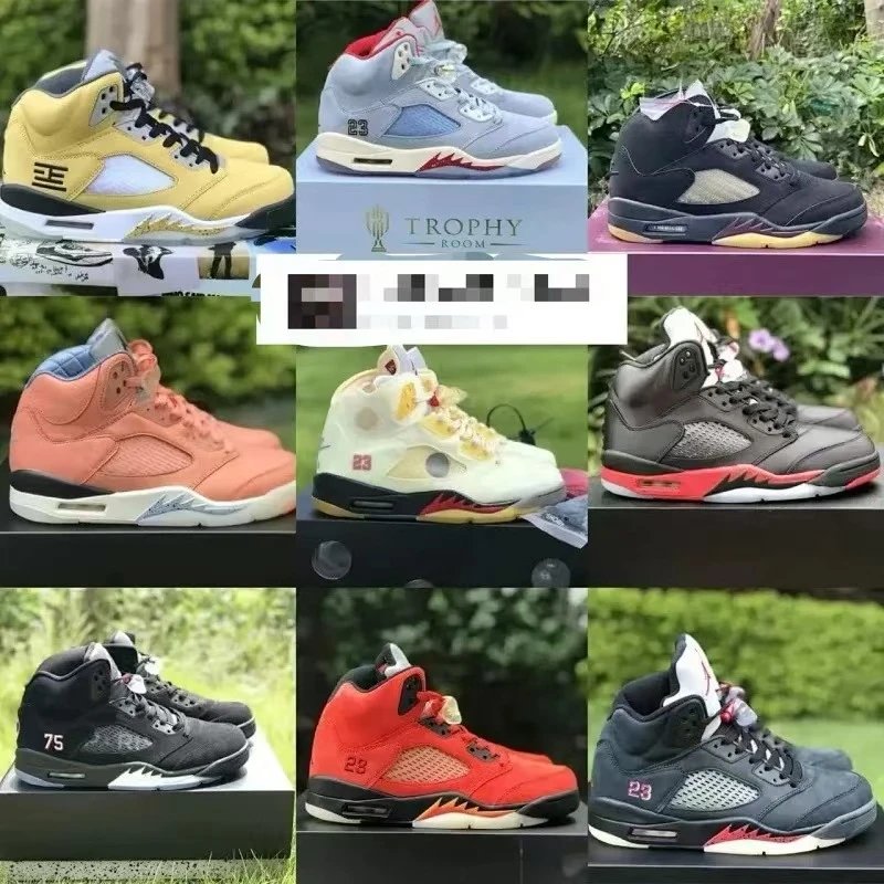 Air Jordan 5 Retro Sneakers in Various Colors