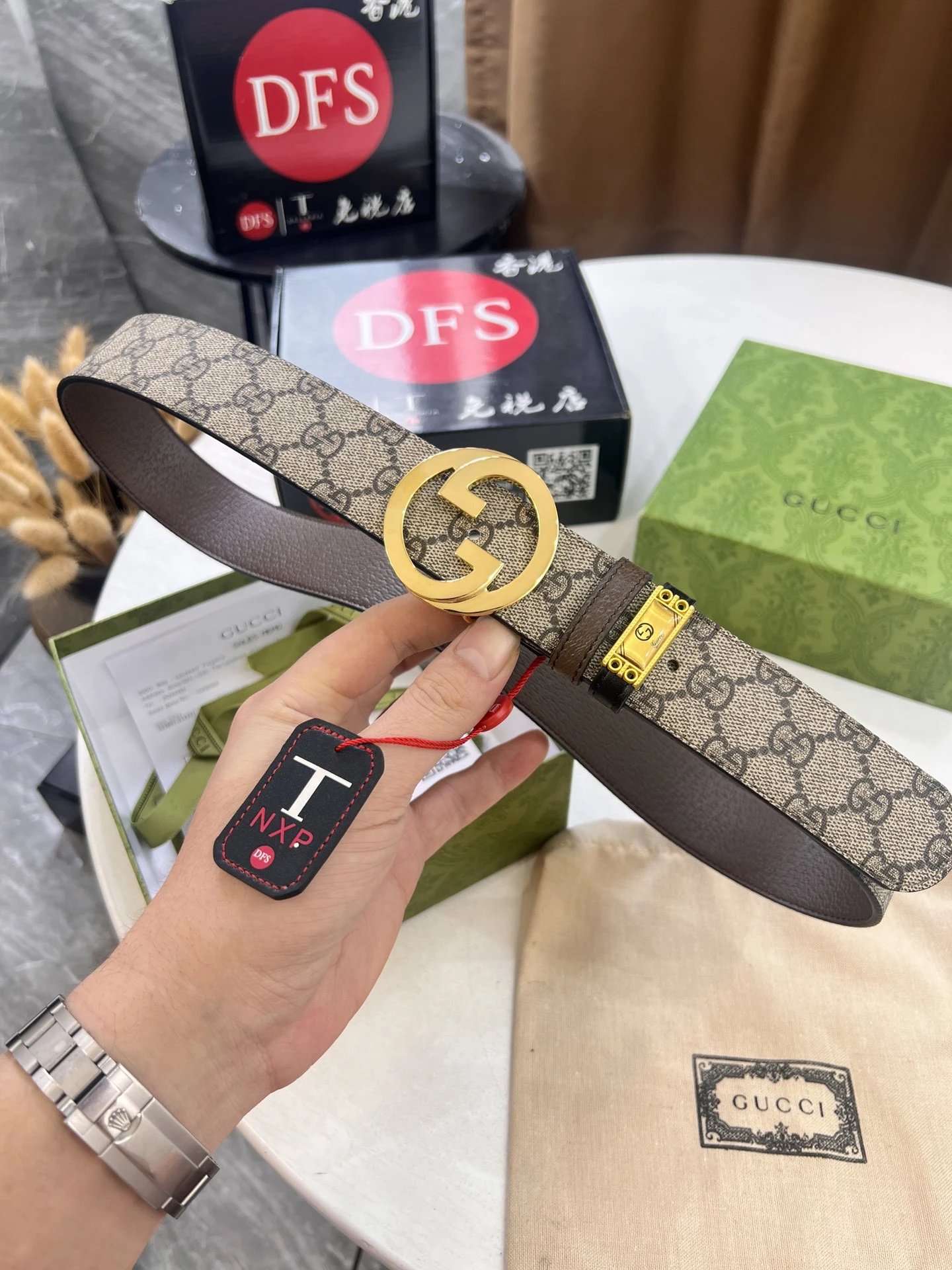 Gucci Beige and Brow