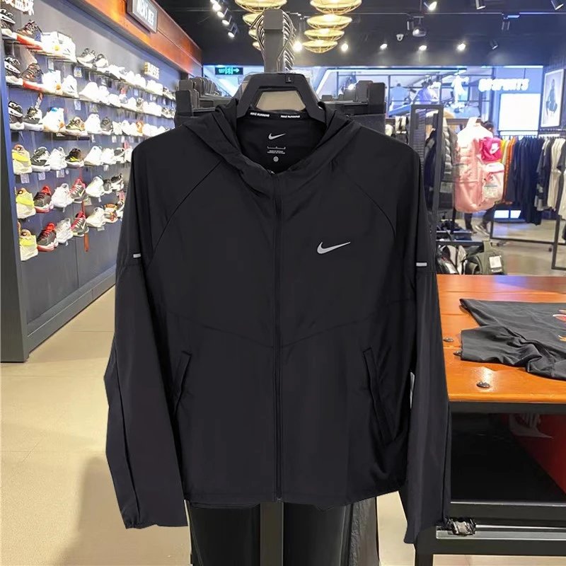 Nike Black Windbreaker Jacket