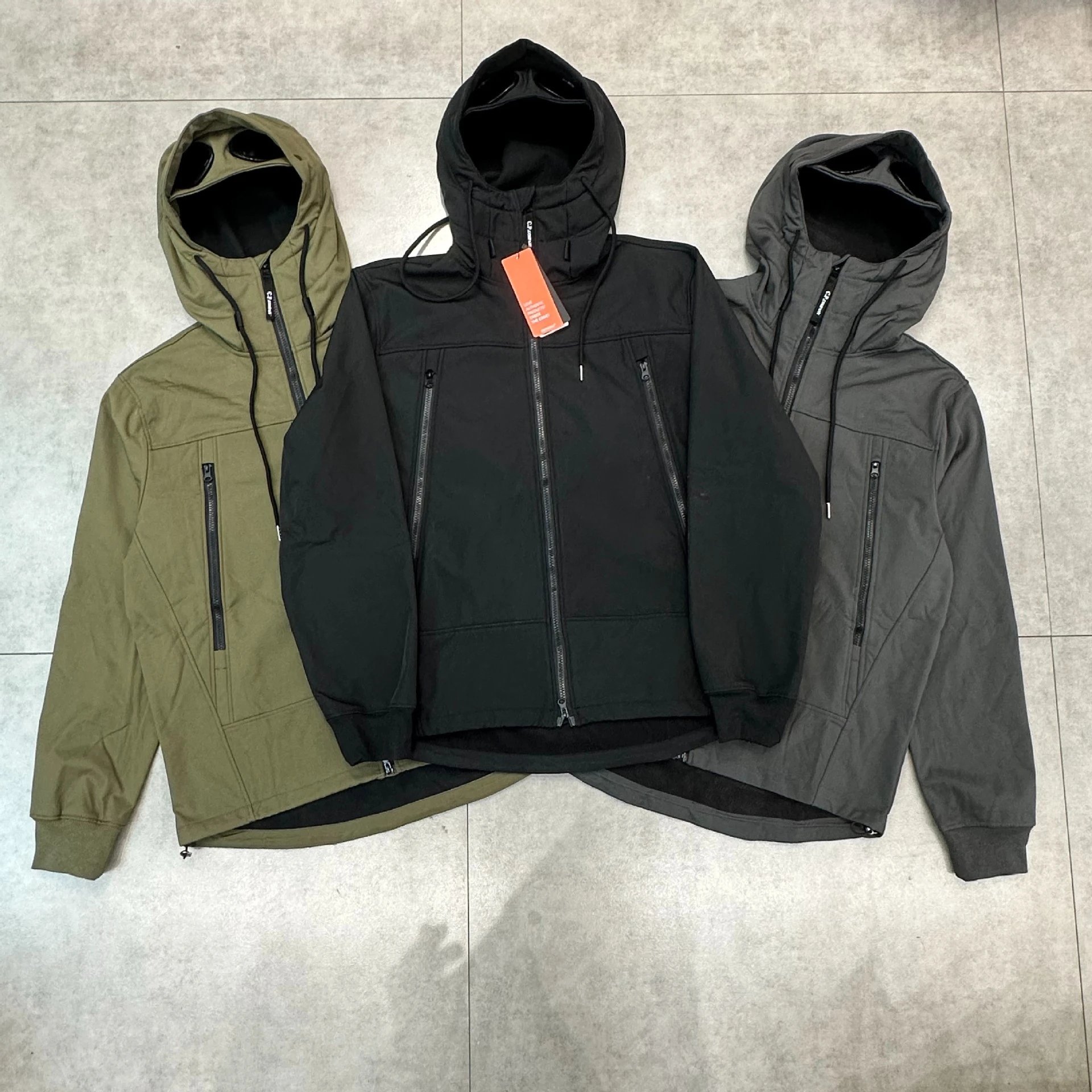 C.P. Company Black Hooded Jacket