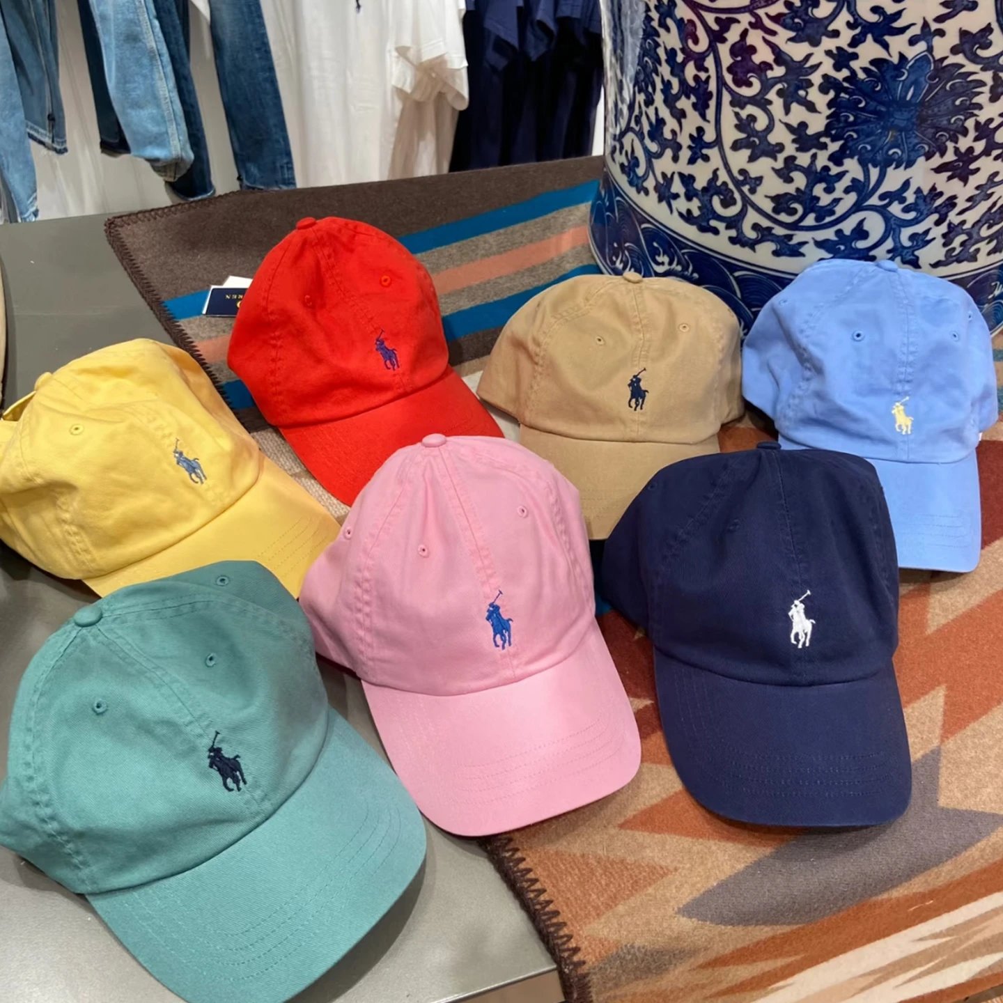 Ralph Lauren Colorful Baseball Caps