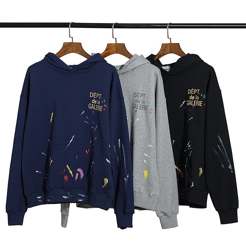Dept. de la Galerie Paint Splatter Hoodie Sweater