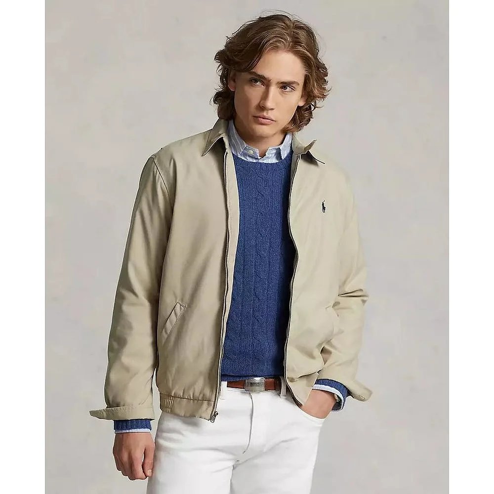 Ralph Lauren Beige Bomber Jacket