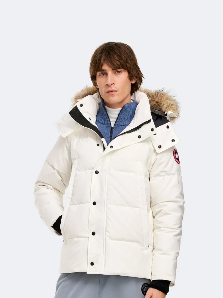 Canada Goose White Puffer Jacket