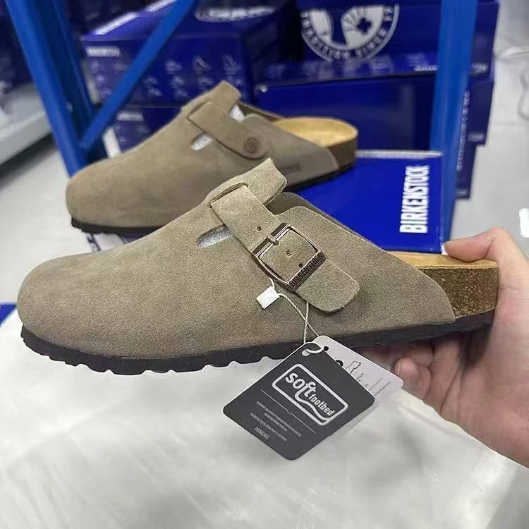 Birkenstock Taupe Soft Footbed Clog